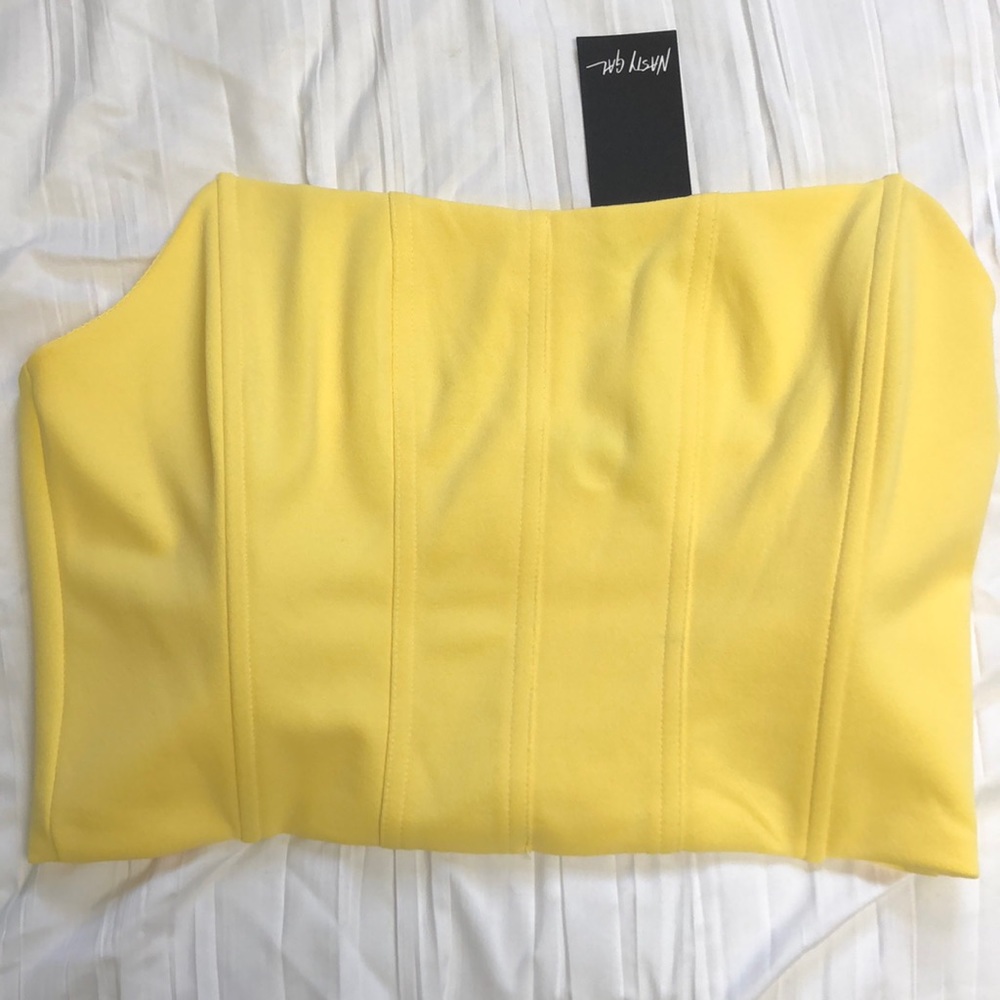 NWT Nasty Gal. Size Medium Corset top with zip back.
